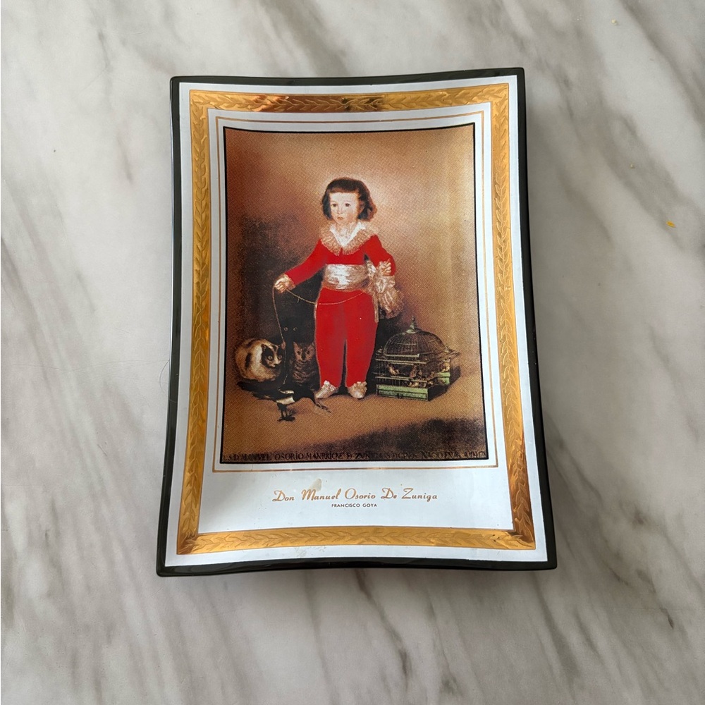 Don Manuel Osorio De Zuniga Glass Tray